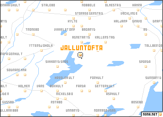 map of Jälluntofta