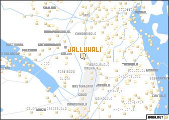 map of Jallūwāli