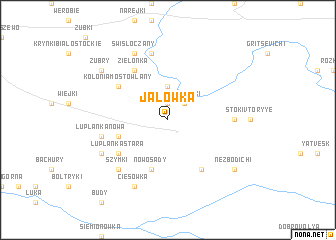 map of Jałówka