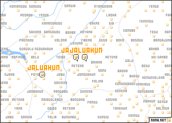 map of Jaluahun