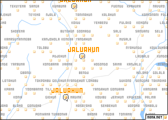 map of Jaluahun