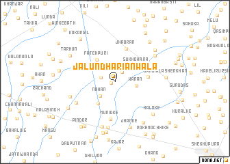 map of Jālundhariānwāla