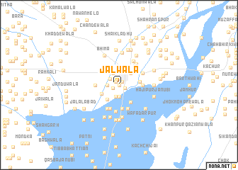 map of Jālwāla