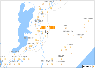 map of Jamaame