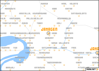 map of Jamagen