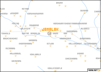 map of Jamālak