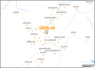 map of Jamālān