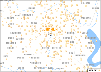 map of Jamālā