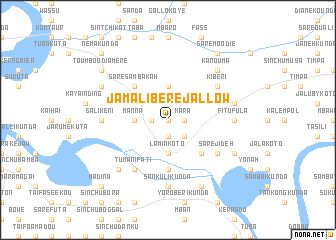 map of Jamali Bere Jallow