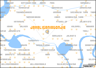 map of Jamali Ganiado Njie