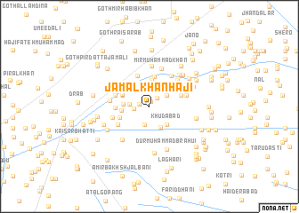 map of Jamāl Khān Hāji