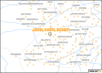 map of Jamāl Khān Laghāri