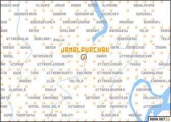 map of Jāmālpur Chak