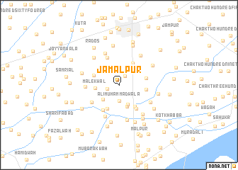 map of Jamālpur