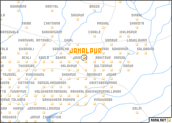 map of Jamālpur