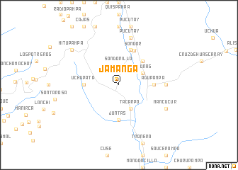 map of Jamanga