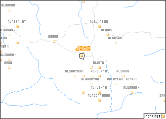 map of Jāmā