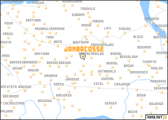 map of Jambacosse