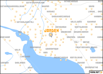 map of Jām Deh