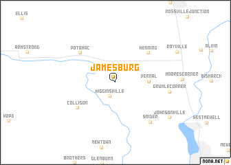 map of Jamesburg