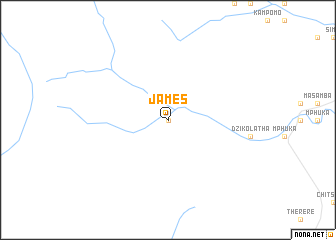 map of James