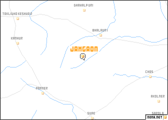 map of Jamgaon