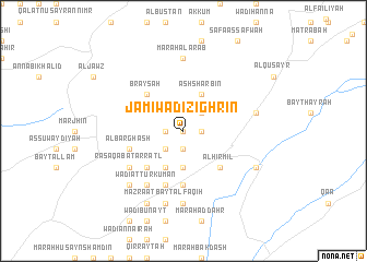 map of Jāmi‘ Wādī Zighrīn