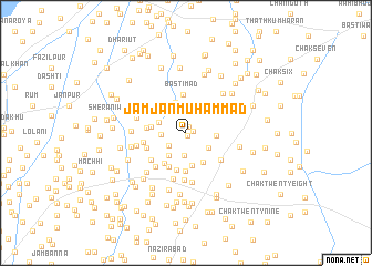 map of Jām jan Muhammad