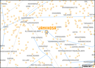 map of Jām Khosa