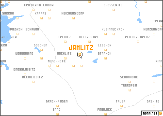 map of Jamlitz