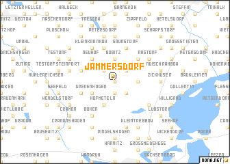 map of Jammersdorf