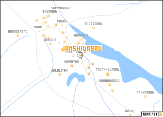 map of Jamshīdābād