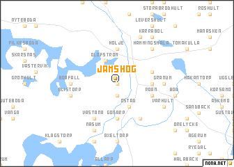map of Jämshög