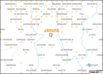 map of Jamuna