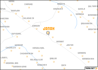 map of Jānah