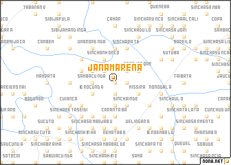 map of Janã Marena