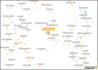 map of Janane