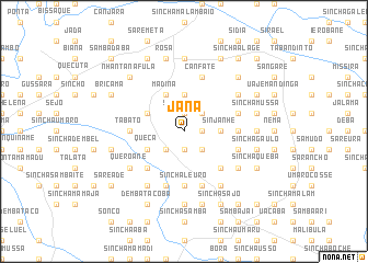 map of Jana