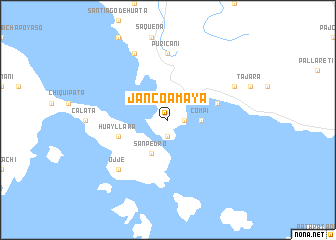map of Jancoamaya