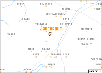 map of Jancoaque