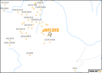 map of Jancore