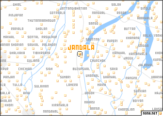 map of Jandāla