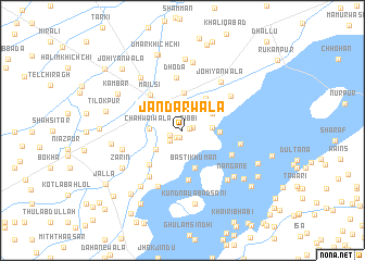 map of Jandarwāla