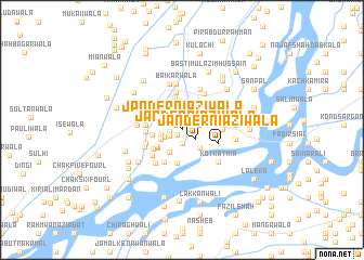 map of Jander Niāziwāla