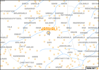 map of Jandiāli