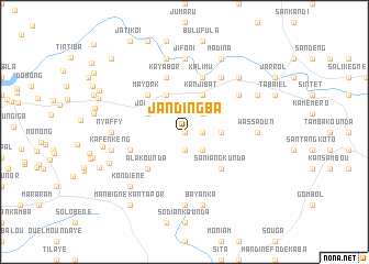 map of Janding Ba