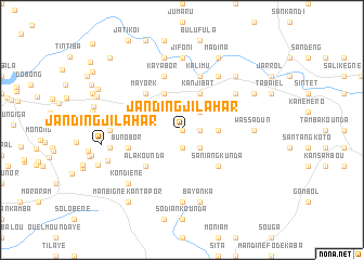 map of Janding Jilahar