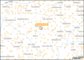 map of Jandoke