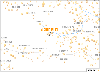 map of Jandrići