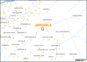 map of Jandwāla